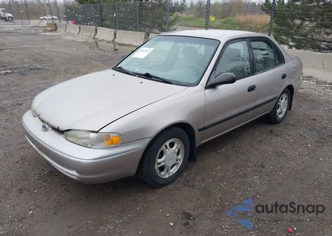 1999 Chevrolet Prizm Lsi from USA, damaged, VIN 1Y1SK5488XZ446933